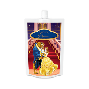Gepersonaliseerde Belle en het Beest Drinkzakjes