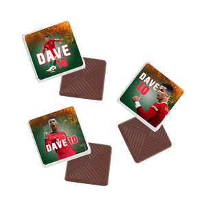 Gepersonaliseerde Ronaldo napolitaanse chocolaatjes