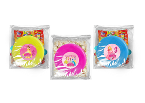 Gepersonaliseerde Prinsessen variatie snoep of popcorn frisbee zakjes