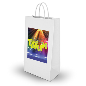 Gepersonaliseerde Disco traktatie uitdeel tasjes