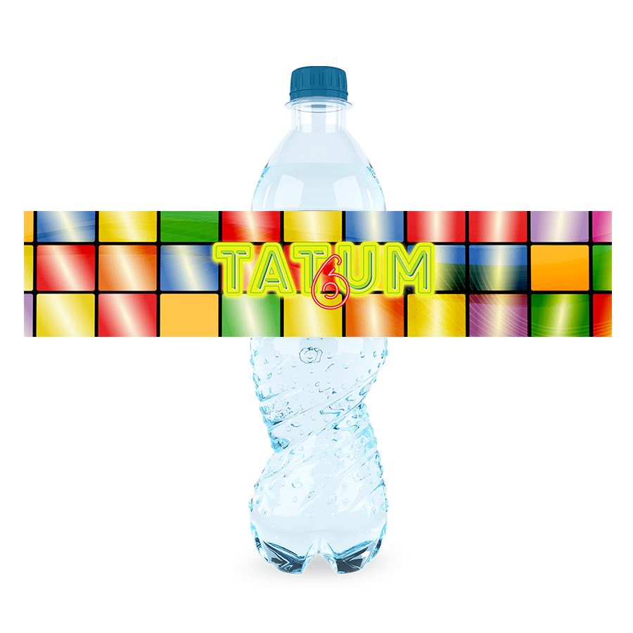 Gepersonaliseerde Disco waterfles labels en stickers