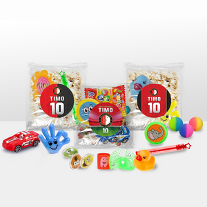 Gepersonaliseerde Feyenoord snoep en popcorn speelgoed traktatie