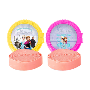 Gepersonaliseerde Frozen ronde kauwgom rollen