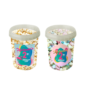 Gepersonaliseerde Flamingo popcorn emmers