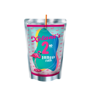 Gepersonaliseerde Flamingo Capri-Sun labels en stickers