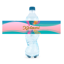 Afbeelding in Gallery-weergave laden, Gepersonaliseerde Flamingo waterfles labels en stickers
