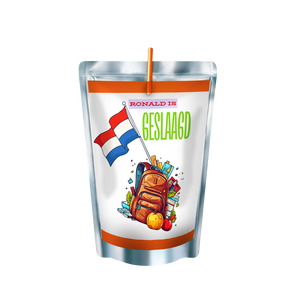 Gepersonaliseerde Feestelijke Geslaagd Capri-Sun labels en stickers