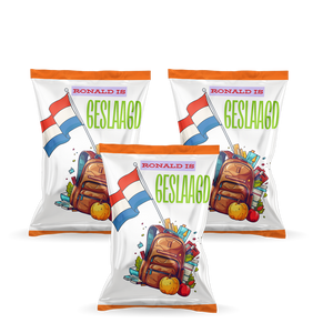Gepersonaliseerde Feestelijke Geslaagd Chips Zakjes