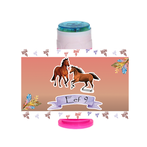 Gepersonaliseerde Paarden bellenblaas