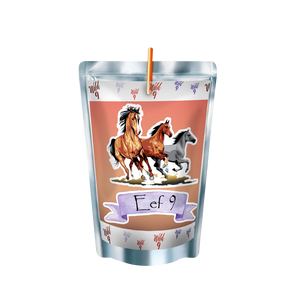 Gepersonaliseerde Paarden Capri-Sun labels en stickers