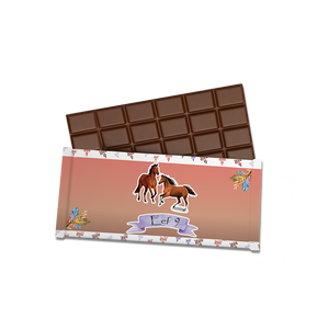 Gepersonaliseerde Paarden chocoladereep