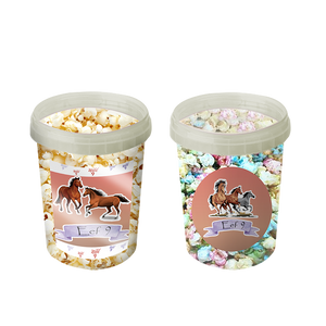 Gepersonaliseerde Paarden popcorn emmers