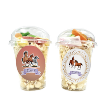 Afbeelding in Gallery-weergave laden, Gepersonaliseerde Paarden snoep en popcorn bekers
