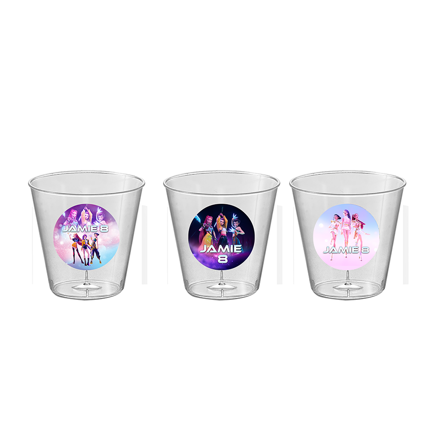 Gepersonaliseerde transparante KPop Demon Hunters bekers