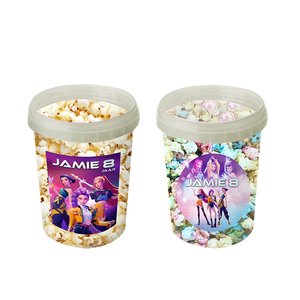 Gepersonaliseerde KPop Demon Hunters popcorn emmers
