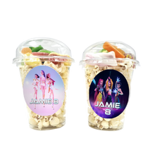 Afbeelding in Gallery-weergave laden, Gepersonaliseerde KPop Demon Hunters snoep en popcorn bekers
