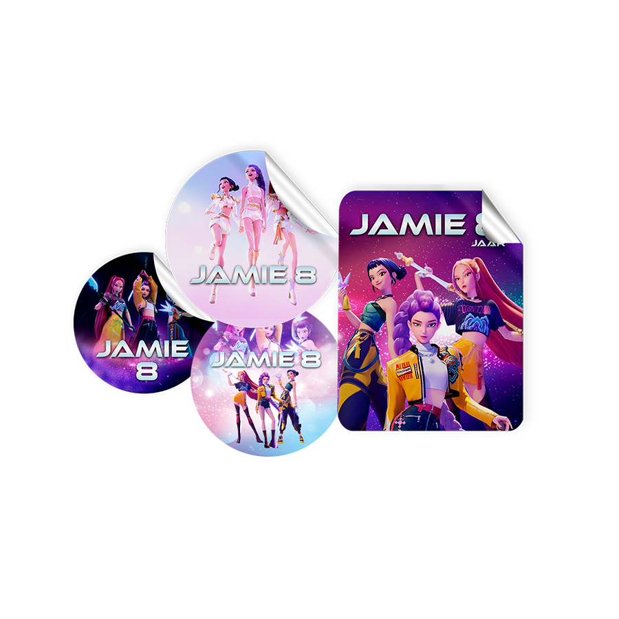 Gepersonaliseerde KPop Demon Hunters Stickers