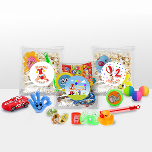 Gepersonaliseerde Jokie & Jet snoep en popcorn speelgoed traktatie