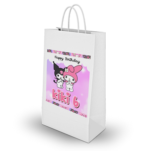 Gepersonaliseerde Kuromi en My Melody traktatie uitdeel tasjes