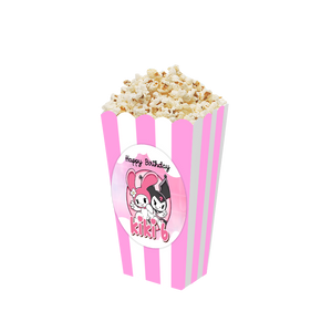 Gepersonaliseerde Kuromi en My Melody 3D popcorn bakjes