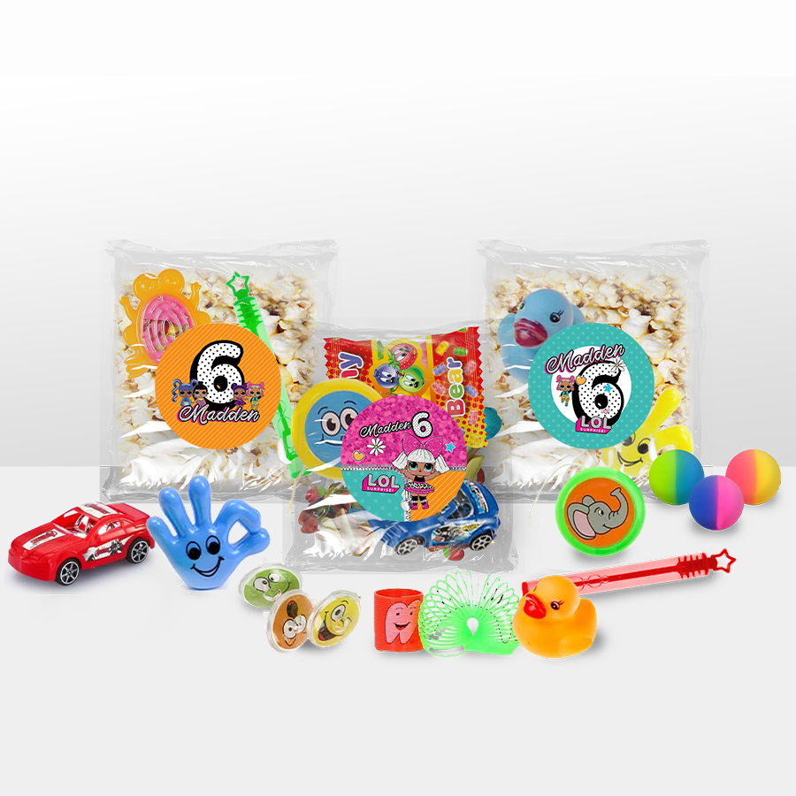 Gepersonaliseerde LOL Surprise snoep en popcorn speelgoed traktatie