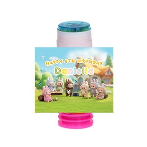 Gepersonaliseerde Labubu bellenblaas