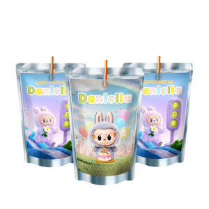 Gepersonaliseerde Labubu Capri-Sun labels en stickers