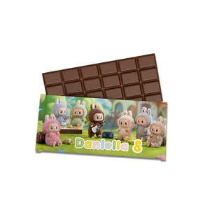Gepersonaliseerde Labubu chocoladereep