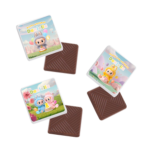 Gepersonaliseerde Labubu napolitaanse chocolaatjes