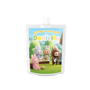 Gepersonaliseerde Labubu Drinkzakjes