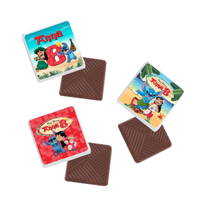 Gepersonaliseerde Lilo en Stitch napolitaanse chocolaatjes