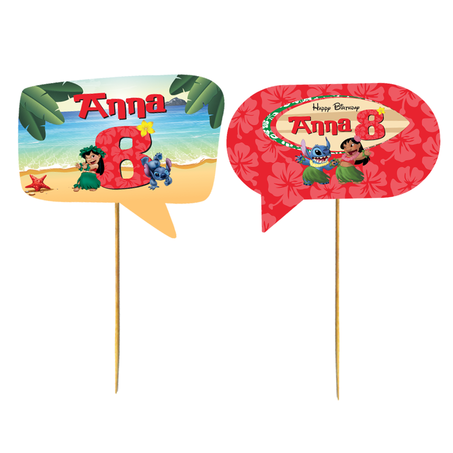 Gepersonaliseerde Lilo en Stitch photoprops