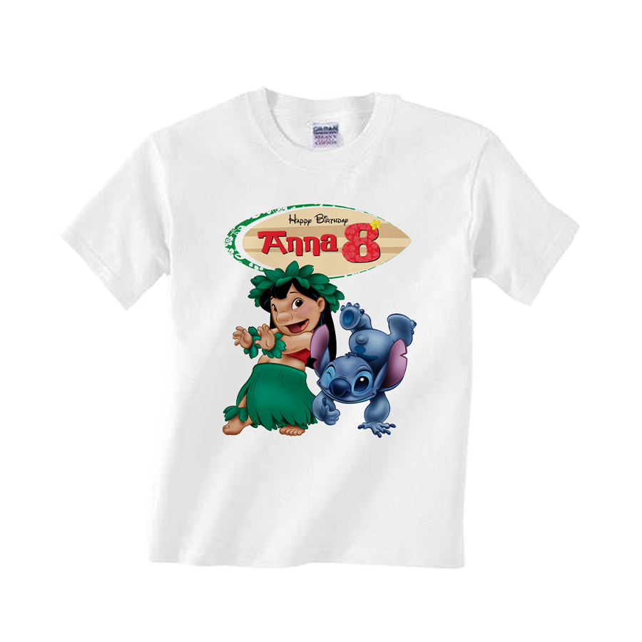 Gepersonaliseerde Lilo en Stitch T-shirts