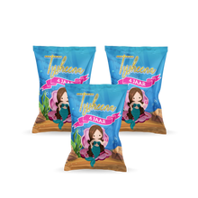 Afbeelding in Gallery-weergave laden, Gepersonaliseerde Zeemeermin Mermaid popcorn uitdeelzakjes
