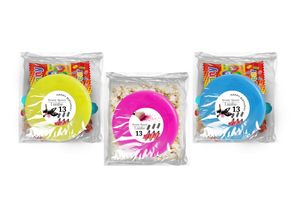 Gepersonaliseerde Makeup & Model snoep of popcorn frisbee zakjes