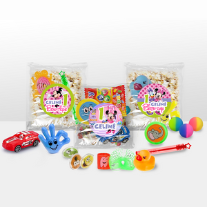Gepersonaliseerde Minnie Mouse Bowtique snoep en popcorn speelgoed traktatie