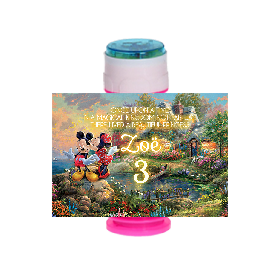 Gepersonaliseerde Mickey & Minnie Mouse bellenblaas