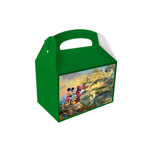 Gepersonaliseerde Mickey & Minnie Mouse traktatie uitdeel doos