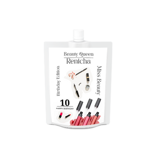 Gepersonaliseerde Makeup & Model Drinkzakjes