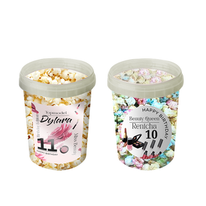Gepersonaliseerde Makeup & Model popcorn emmers