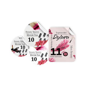 Gepersonaliseerde Makeup & Model Stickers