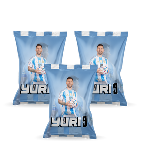 Gepersonaliseerde Messi popcorn uitdeelzakjes