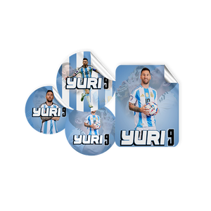 Gepersonaliseerde Messi Stickers