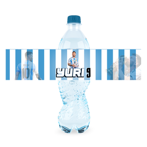 Gepersonaliseerde Messi waterfles labels en stickers