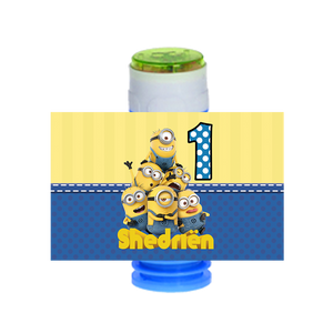 Gepersonaliseerde Minions bellenblaas