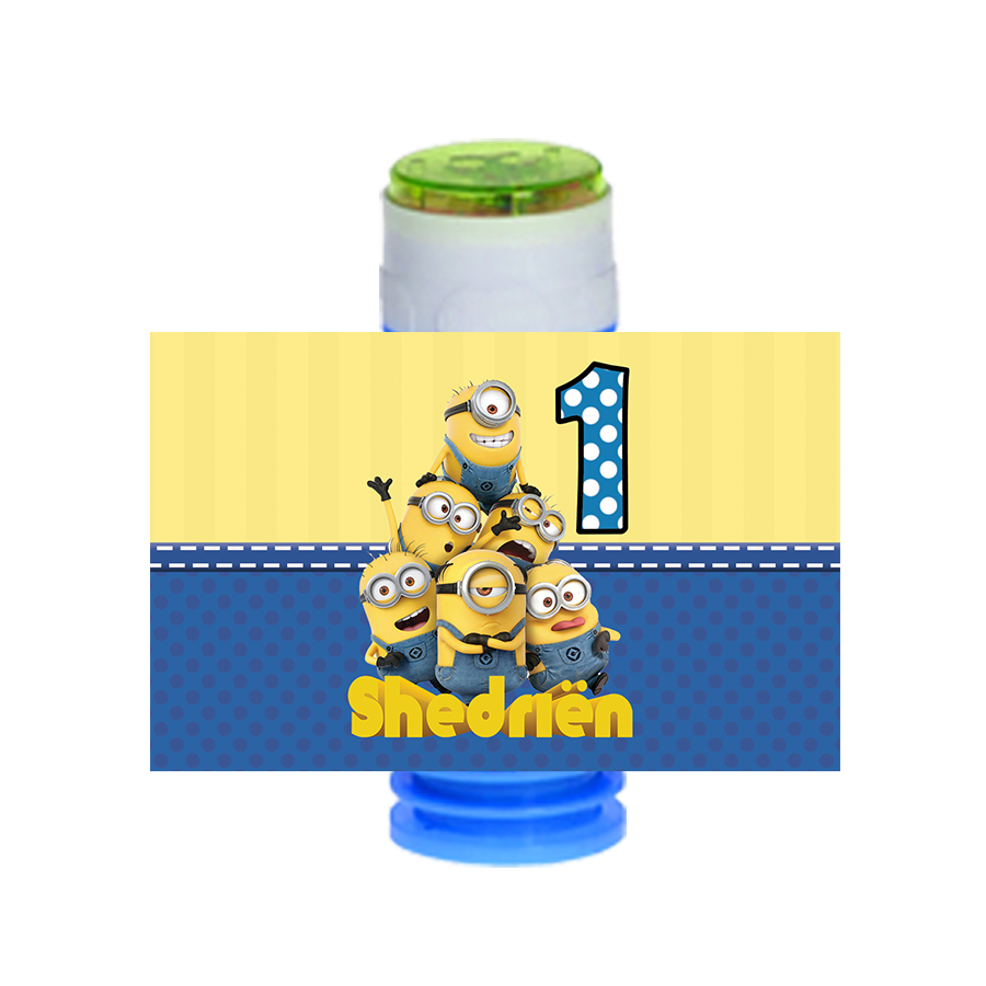 Gepersonaliseerde Minions bellenblaas