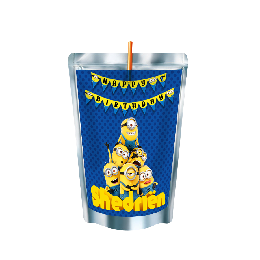 Gepersonaliseerde Minions Capri-Sun labels en stickers