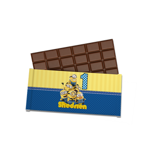 Gepersonaliseerde Minions chocoladereep