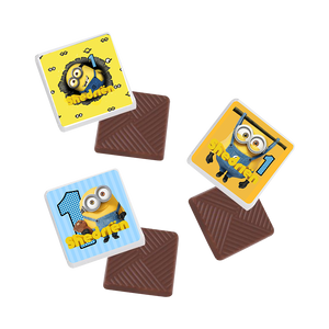 Gepersonaliseerde Minions napolitaanse chocolaatjes