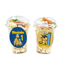 Afbeelding in Gallery-weergave laden, Gepersonaliseerde Minions snoep en popcorn bekers
